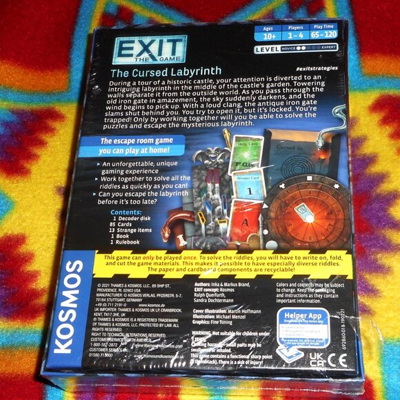 EXIT: The Cursed Labyrinth | Exit: The Game | Family-Friendly, Card-Based Escape - Picture 2 of 3